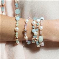 Bracciale Lelune Donna LELUNE GLAMOUR in Argento Perla LGBR437.2 - LGBR437.2